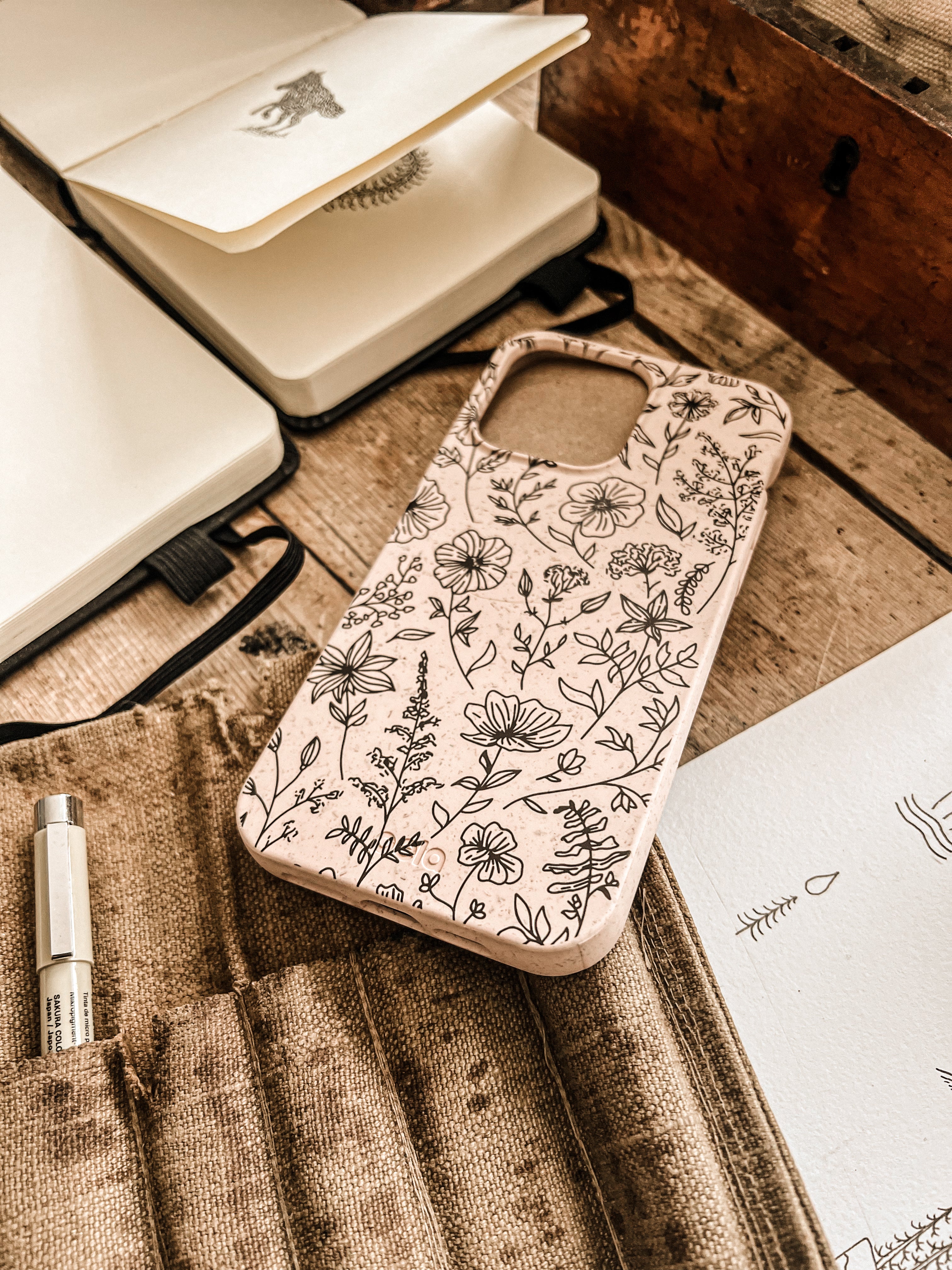 Seashell Wild Flower iPhone Air Case - Image 2